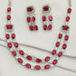 Gorgeous Ruby Stoned Necklace Near Me