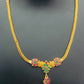 Party Wear Ruby Emerald Fancy Imitation Necklace In USA