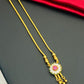 Multi Color Gold Plated Necklace In USA