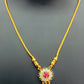 Dazzling Multi Color Gold Plated Necklace