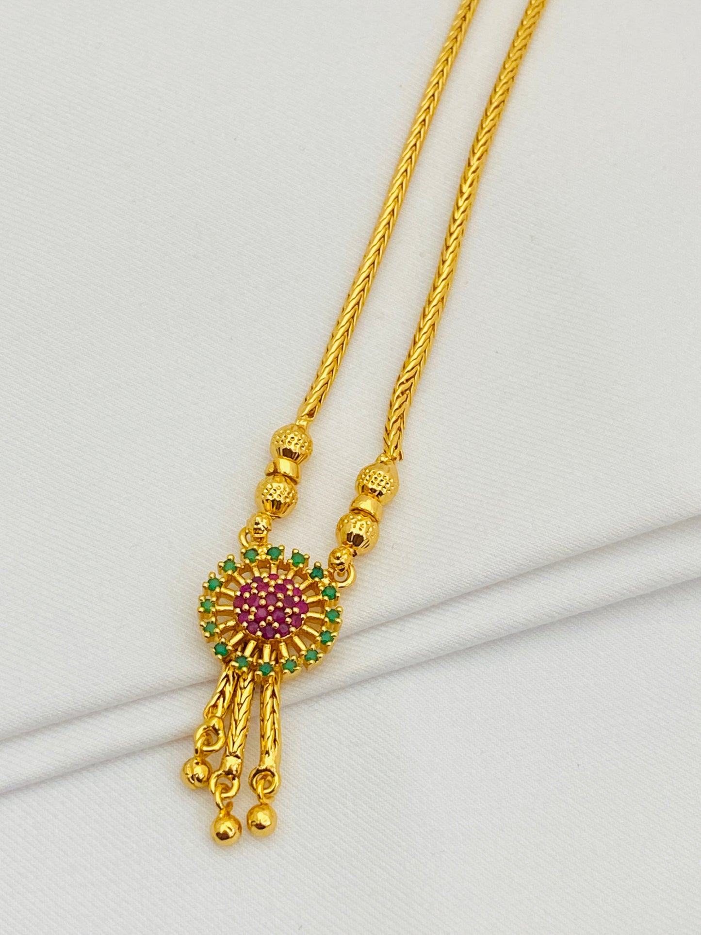 Appealing Multi Color Stoned Necklace Near Me