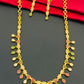 Premium Gold Plated Necklace With Earrings In Buckeye