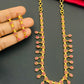 Delightful Gold Plated Ruby Stoned Necklace Near Me