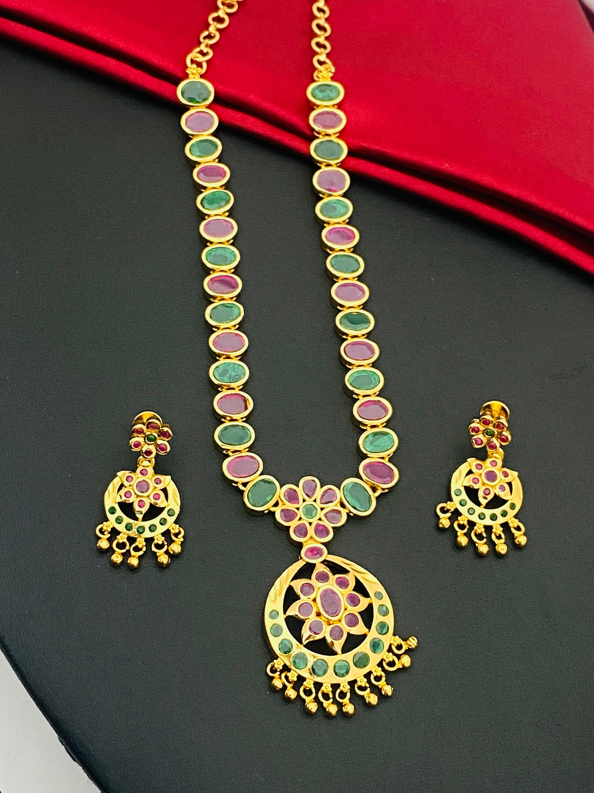 Gold Plated Necklace With Earring Sets In USA