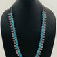 Silver Plated Oxidized Necklace Set With Earrings in Cochise