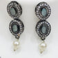  Silver Oxidized Necklace With Earrings in USA