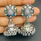  Bollywood Style Silver Oxidized Ethnic Jhumka Earrings With Pearl Beads  Near Me