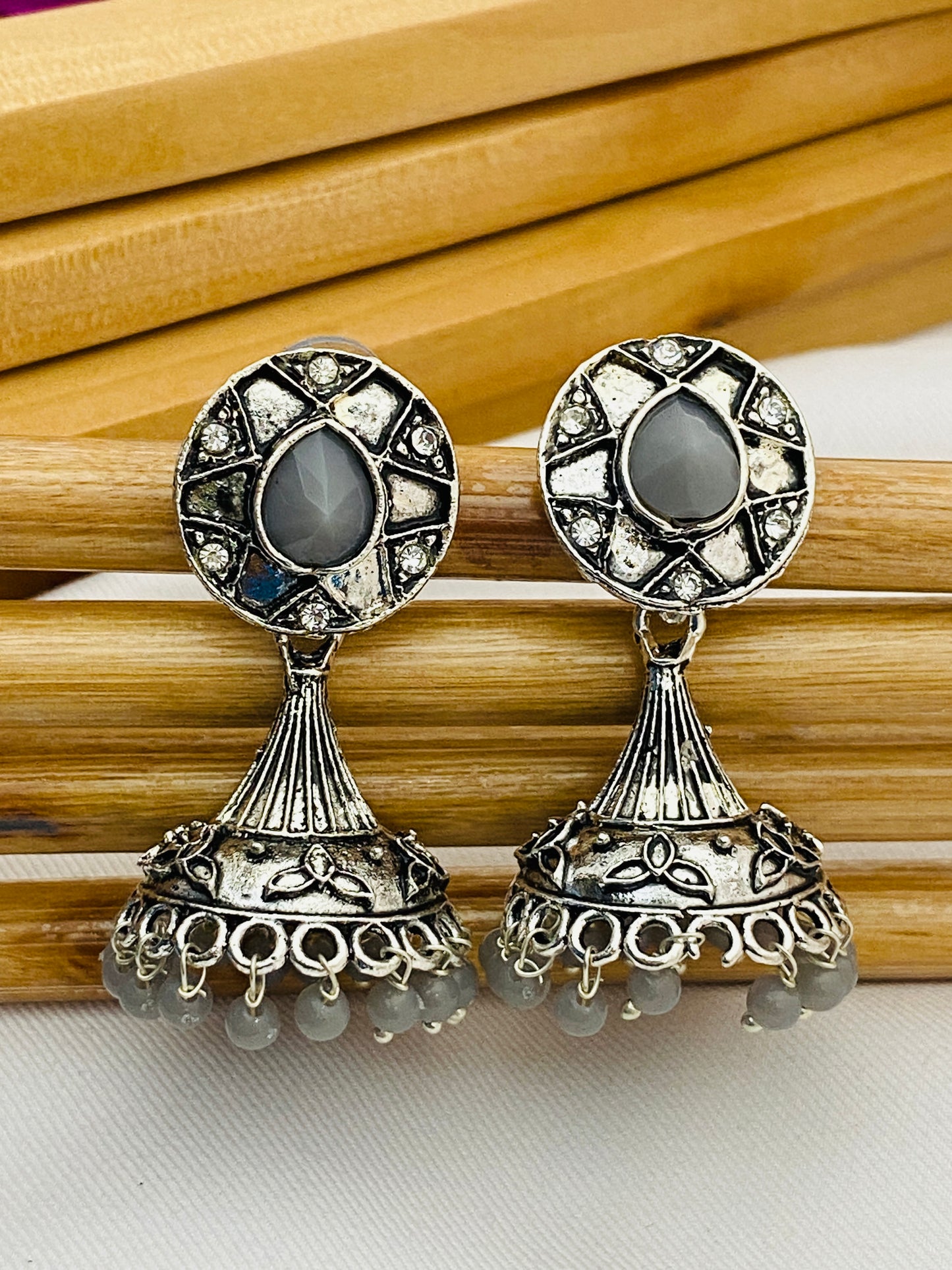 Designer Jhumka Earrings in Flagstaff