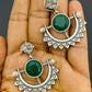  Chaandbali Style Oxidized Earrings In USA