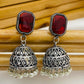 Maroon Color Small Oxidized Earrings For Women Near Me