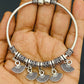 Elegant Design Silver Oxidized Bracelet With Gorgeous Hangings Near Me