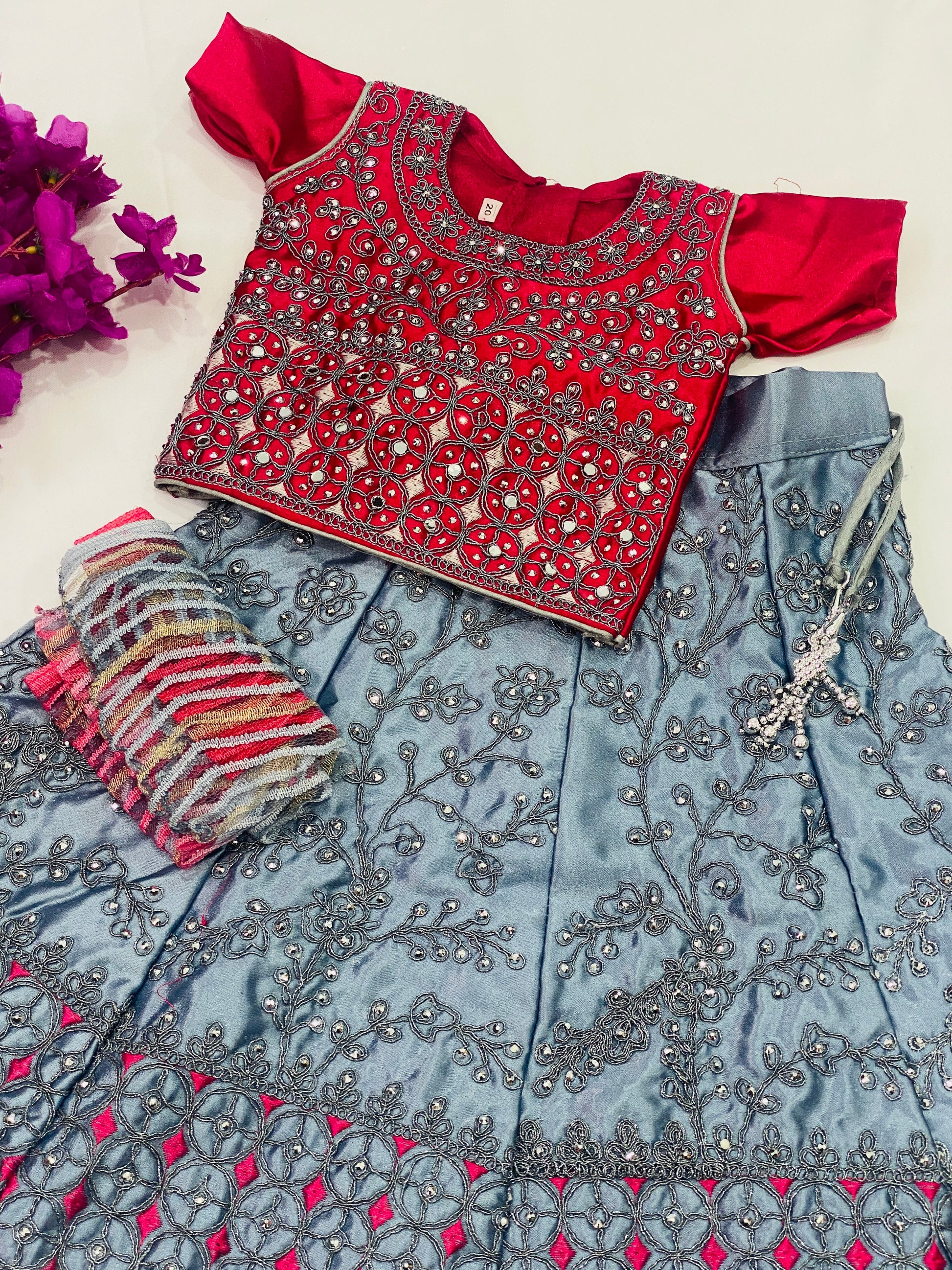 Party Wear Kids Choli Sets In Cochise