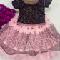 Alluring Pink Color Lehenga Choli With Heavy Embroidery Work For Kids