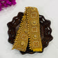 Golden Color Saree Belt With Embroidery And Stone Work Near Me