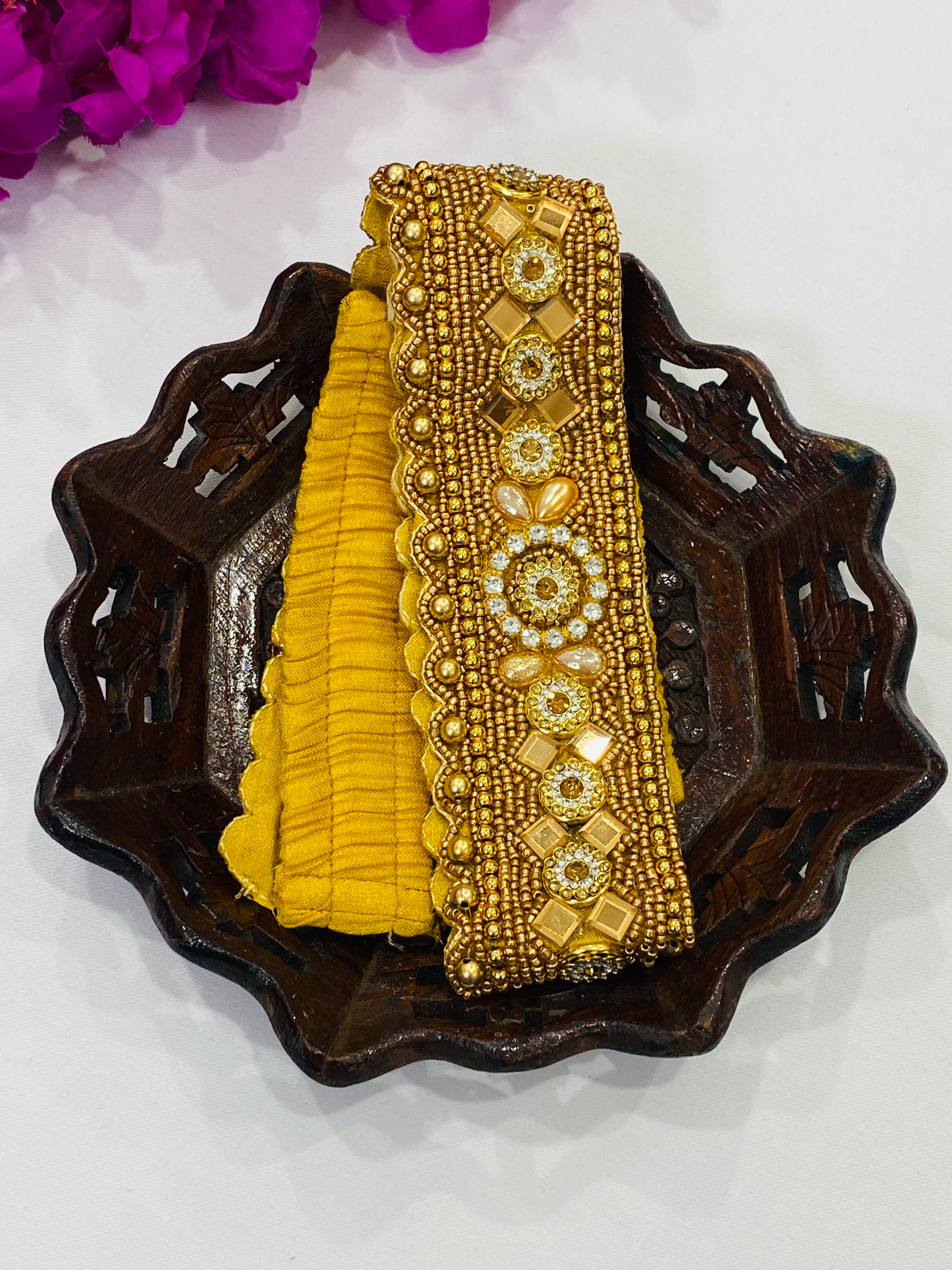 Buy saree waist belt for women gold Online at Best Prices in India -  JioMart.