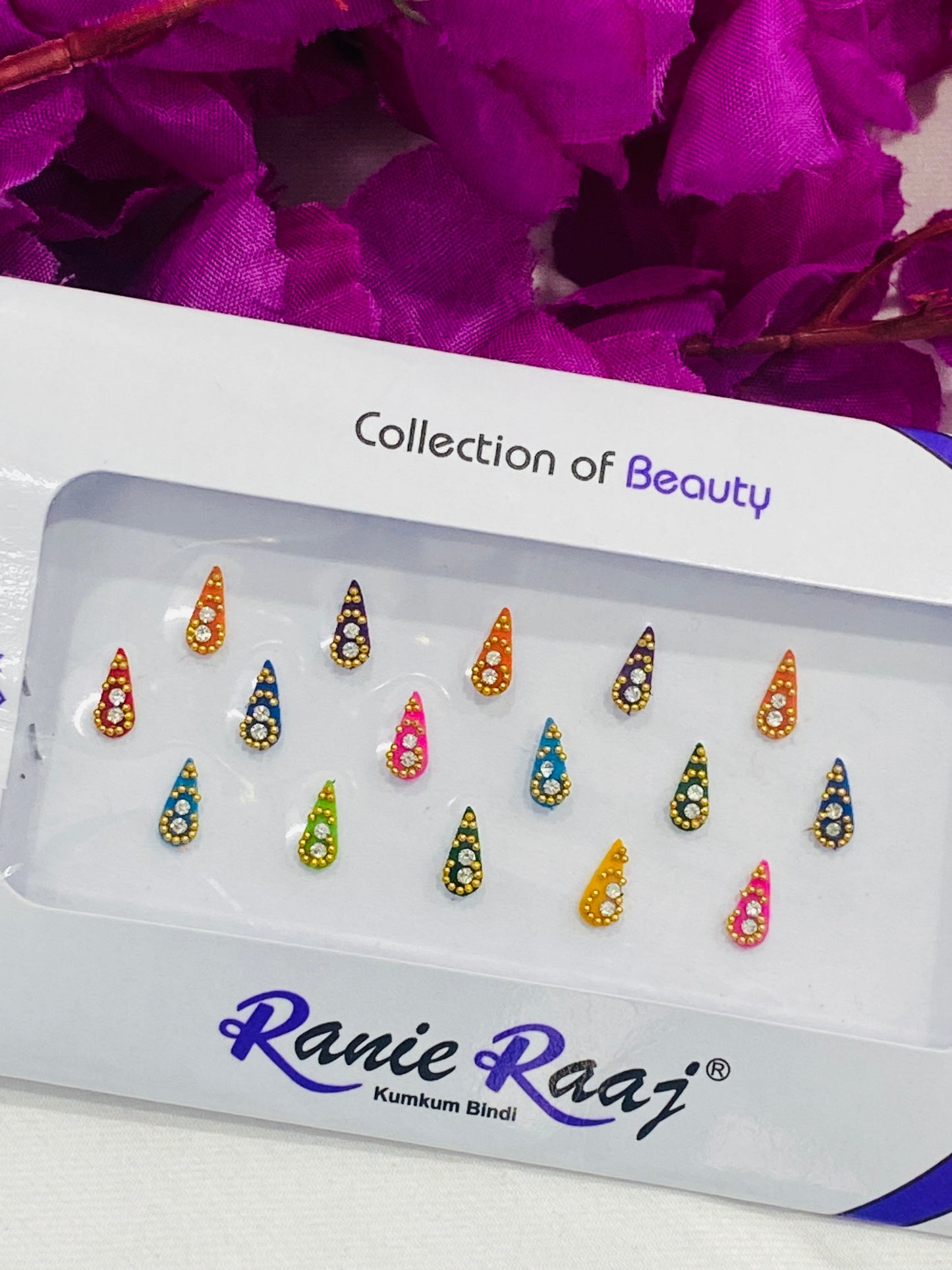 Fancy Velvet Tilak Stone Bindis