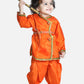 Orange Little Kanhaiya Suit Dress Set