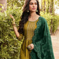 Stunning Mehendi Green Color Designer Rayon Salwar Suits Near Me