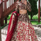 Charming Maroon Color Embroidery With Sequins Work Lehenga Choli For Women