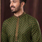 Charming Green Color Kurta Suits With Pajama Pant In USA