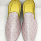 Premium Quality Pink Color Embroidery Work Mojari For Men