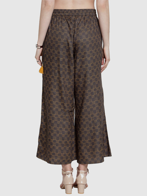 Black Designer Palazzo Pants For Women In Glendale