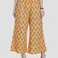 Yellow Palazzo Pants With Design Near Me