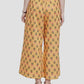 Yellow Palazzo Pants With Design In Chandler