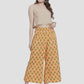 Beautiful Yellow Palazzo Pants With Design