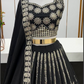 Black Color Heavy Embroidery Sequins Work Lehenga Choli Near Me