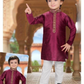 Maroon Color Festival Special Kids Kurta Pajama Set Near Me