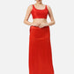 Attractive Red Color Thread Work Cotton Petticoat For Women