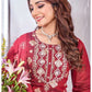  Red Color Silk Salwar Suits Near Me