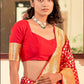  Red Colored Soft Silk Sarees For Women Near Me