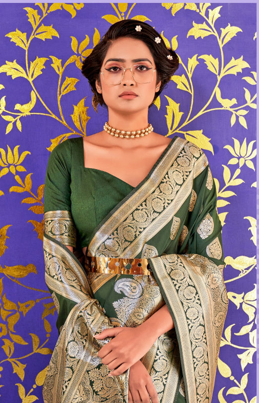  Banarasi Silk Designer Sarees For Women Near Me
