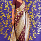 Appealing Banarasi Silk Purple Colored Silk Sarees For Women