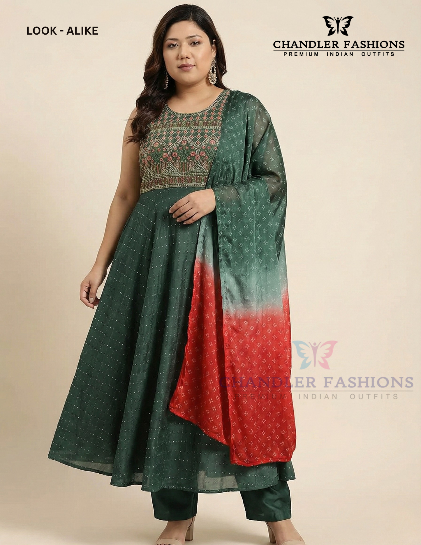 Attractive Gray Color Fancy Embroidery Work Kurti & Pant With Dupatta
