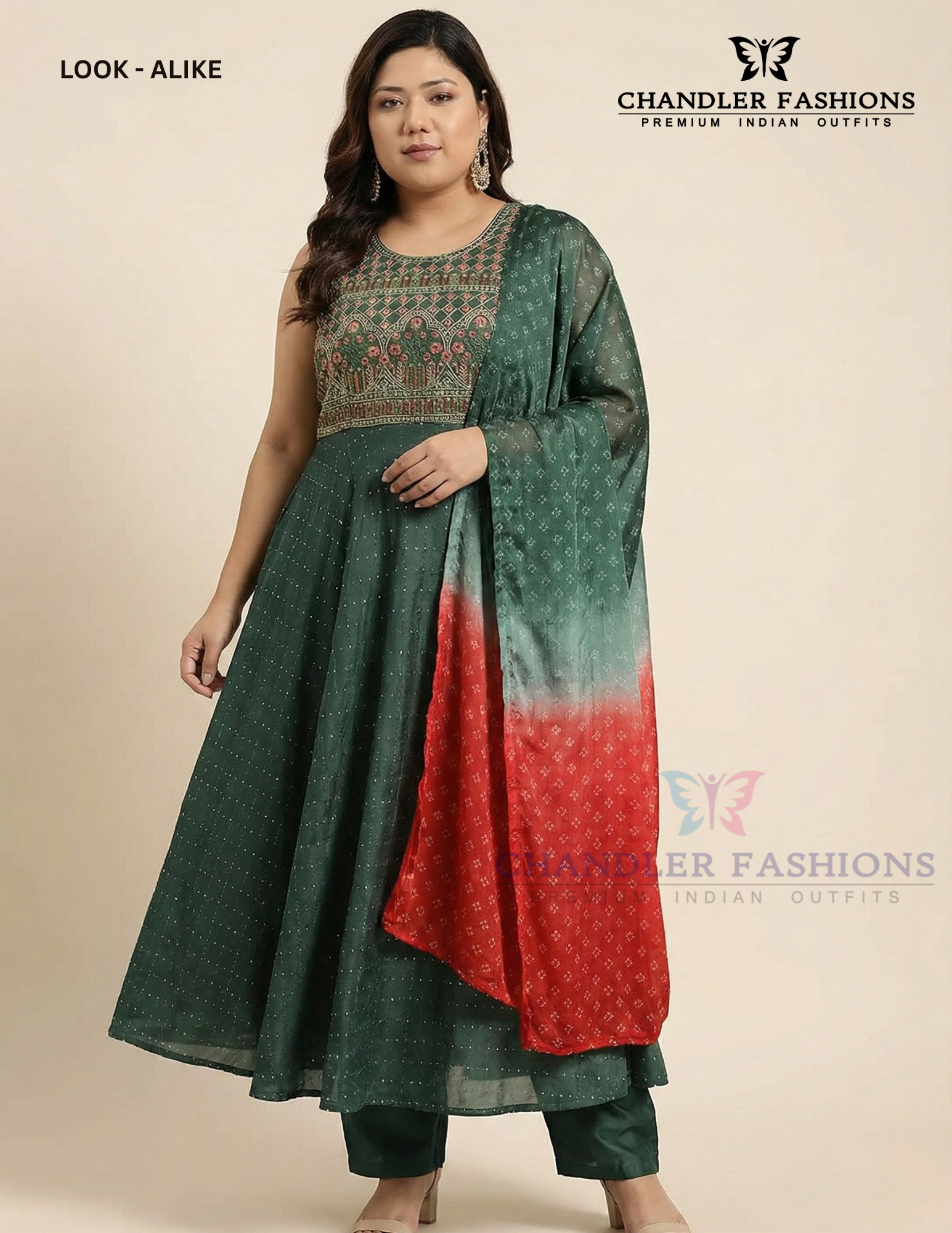 Attractive Gray Color Fancy Embroidery Work Kurti & Pant With Dupatta
