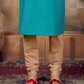 Elegant Firozi Color Kurta Suits With Pajama Set In USA
