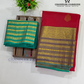 Attractive Red Color Pure Kanchi Silk With Contrast Green Pallu And Gold Zari Work Saree Near Me