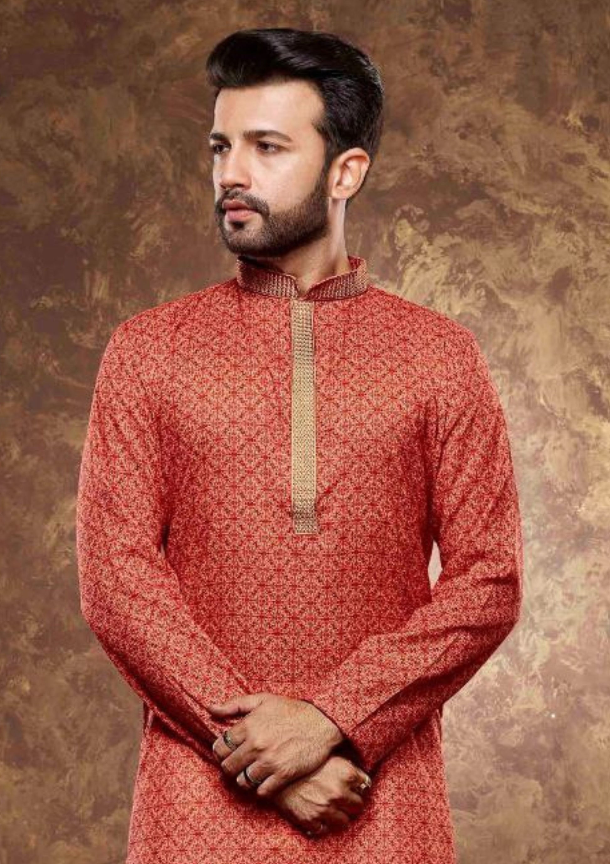  Poly Cotton With Digital Print Kurta For Men in Chandler