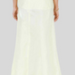 Charming Cream Color Women's Pure Cotton Embroidery Petticoat