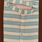Delightful Sky Blue Color Cotton Kurta With Pajama For Men