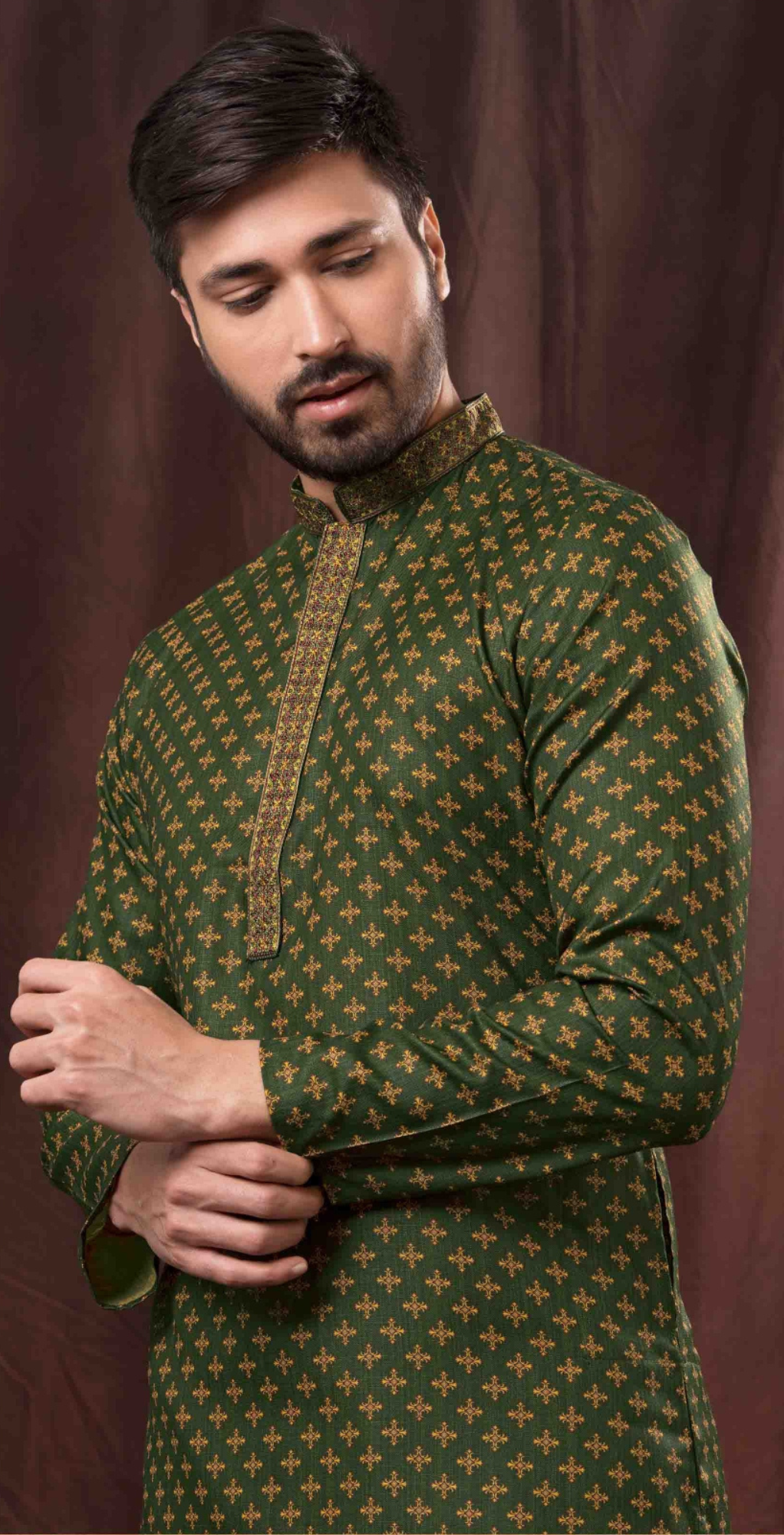 Charming Green Color Kurta Suits With Pajama Pant In Gilbert