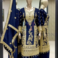 Charming Royal Blue Color Pure Chinon Embroidery And Dori Sequins Work Palazzo Suits For Women