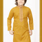 Elegant Yellow Color Embroided Kurta With Pajama Pant For Kids