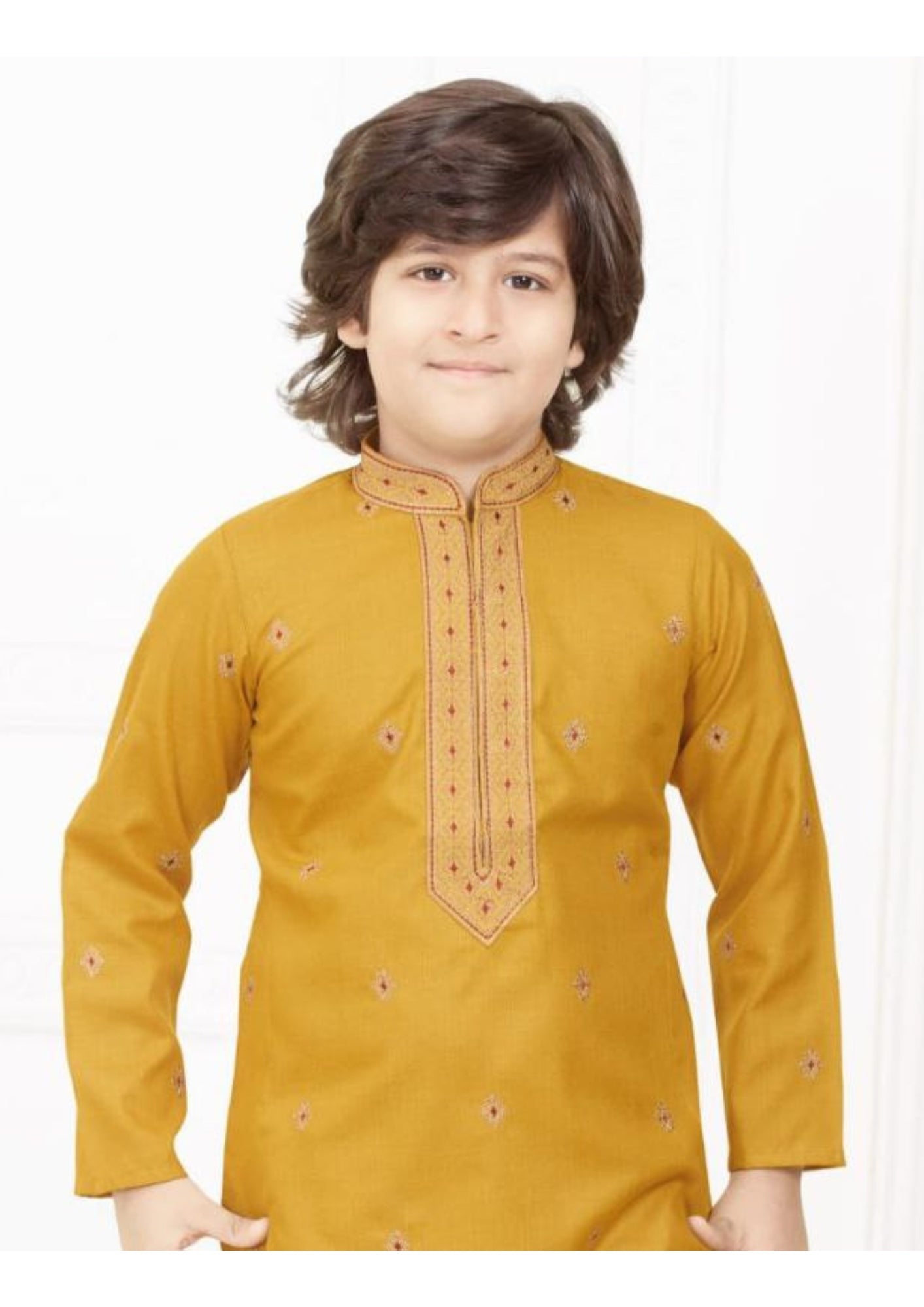 Elegant Yellow Color Embroided Kurta In Chandler