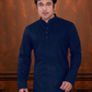 Navy Blue Color Kurta With Pajama Set  Near Me