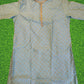 Charming Sky Blue Colored Art Silk Kurta With Gold Threaded Near Me