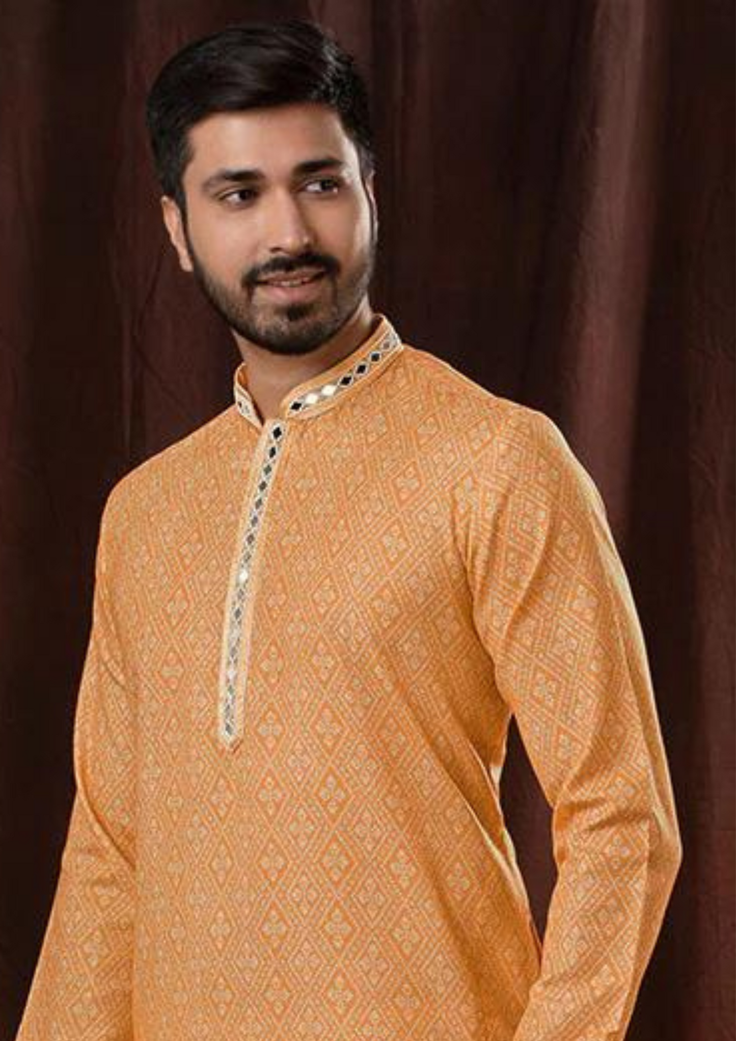 Poly Straight Cut Men Kurta Pajama For Men in Chandler